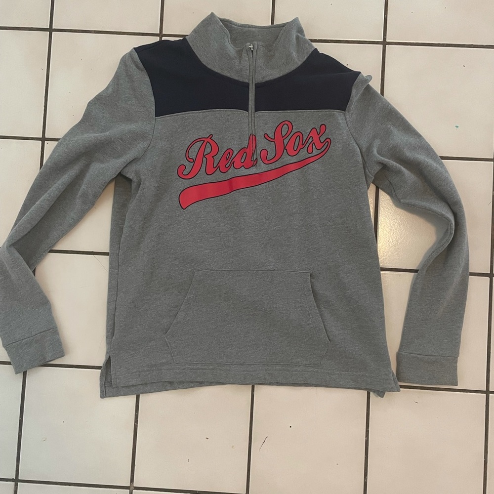 Pink Red Sox Sweatshirt Medium